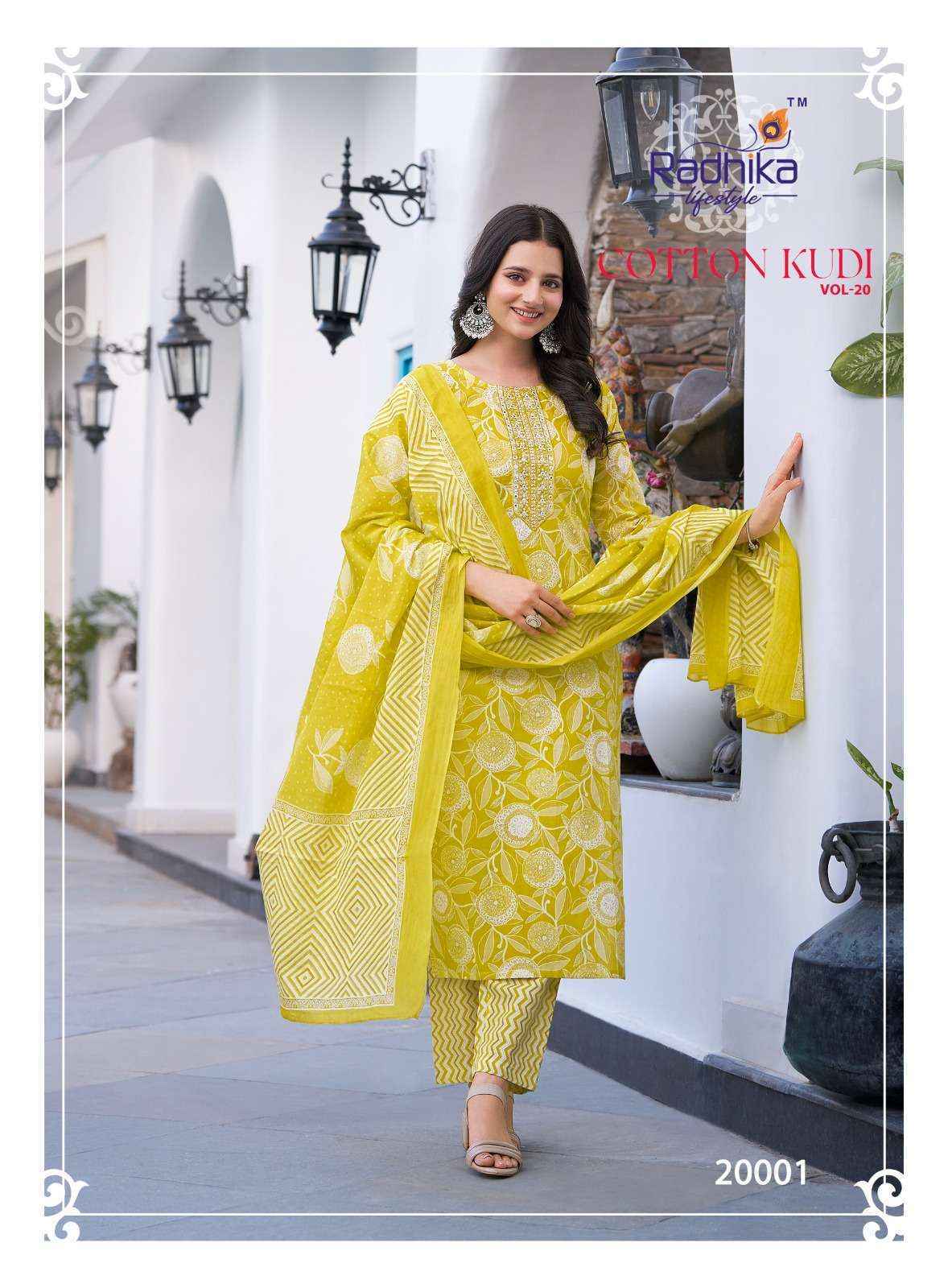 Radhika Lifestyle Cotton Kudi Vol-20 Cotton Readymade Suit (8 pcs Catalogue)