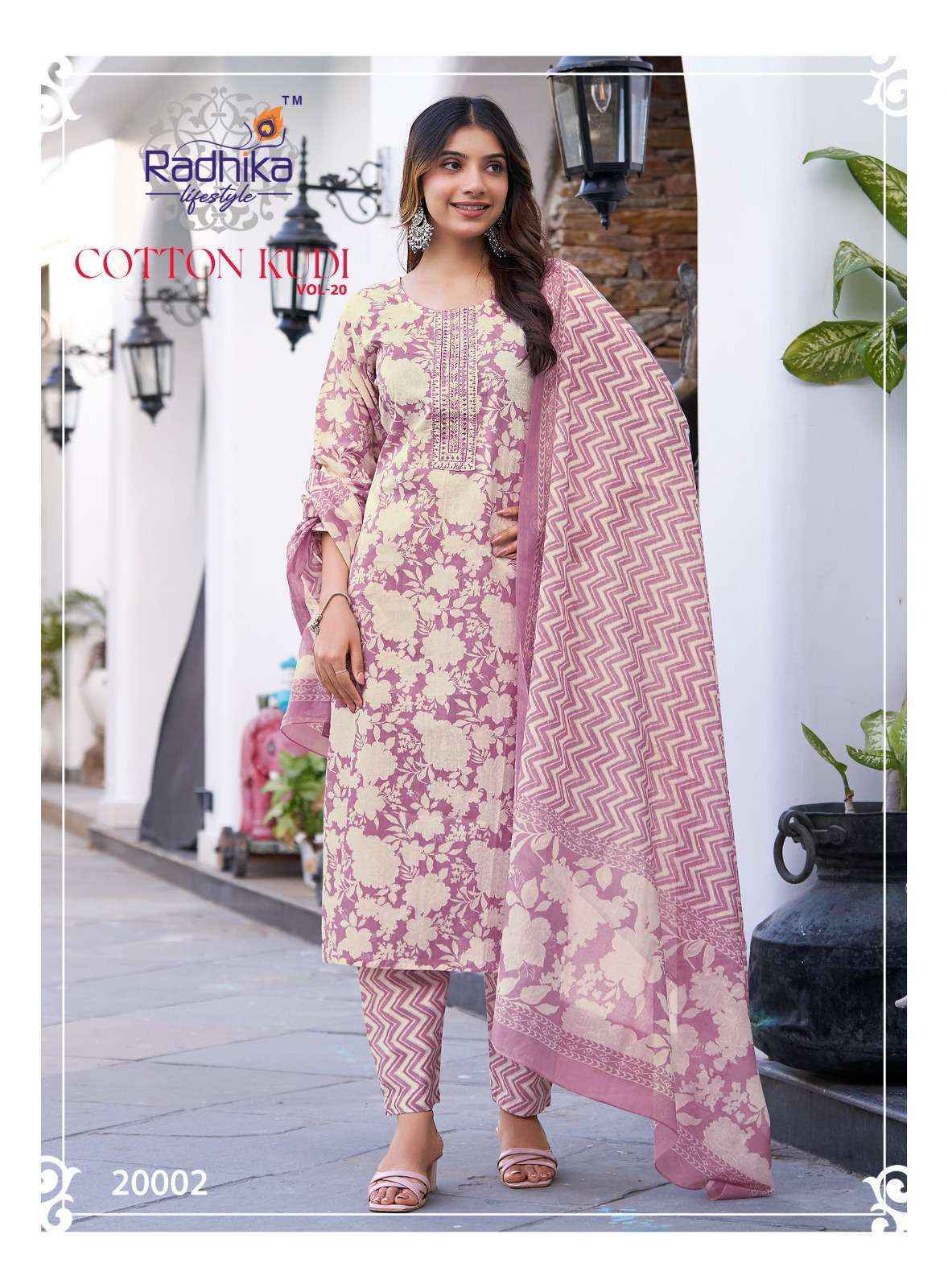 Radhika Lifestyle Cotton Kudi Vol-20 Cotton Readymade Suit (8 pcs Catalogue)