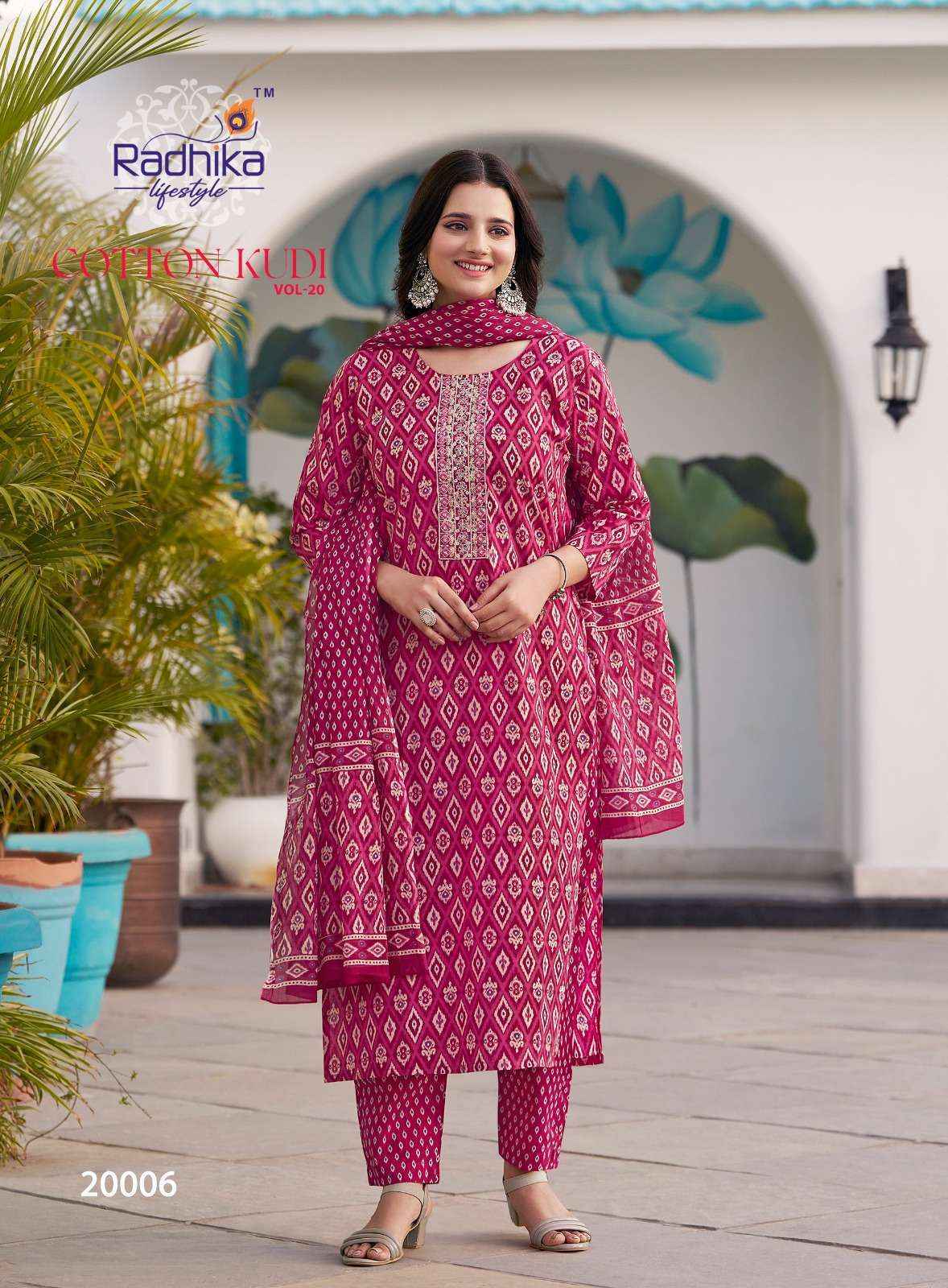 Radhika Lifestyle Cotton Kudi Vol-20 Cotton Readymade Suit (8 pcs Catalogue)