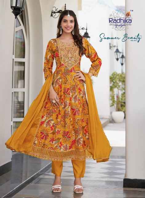 Radhika Lifestyle Summer Beauty Vol 4 Cotton Kurti Combo 6 pcs Catalogue