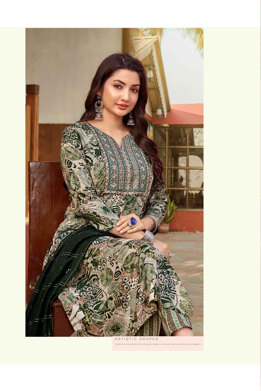 Rangmaya Blue Hills Rayon Readymade Suit (8 pcs Catalogue)