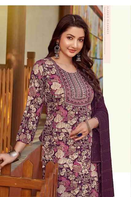 Rangmaya Blue Hills Rayon Readymade Suit (8 pcs Catalogue)