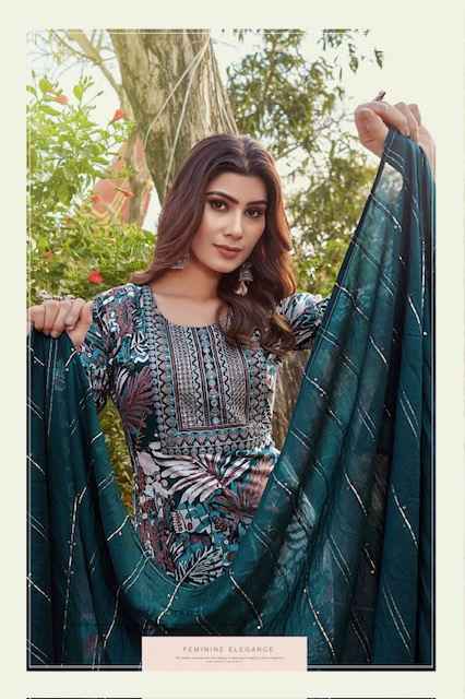Rangmaya Blue Hills Rayon Readymade Suit (8 pcs Catalogue)