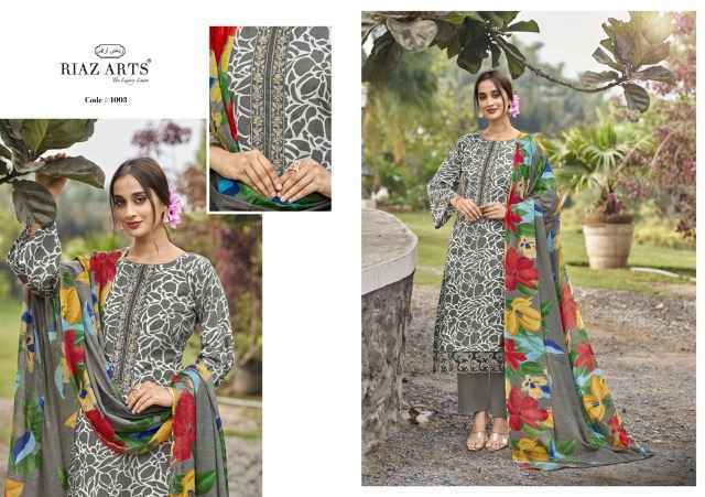 Riaz Arts Artisan Story Cotton Dress Material 6 Pcs Catalogue