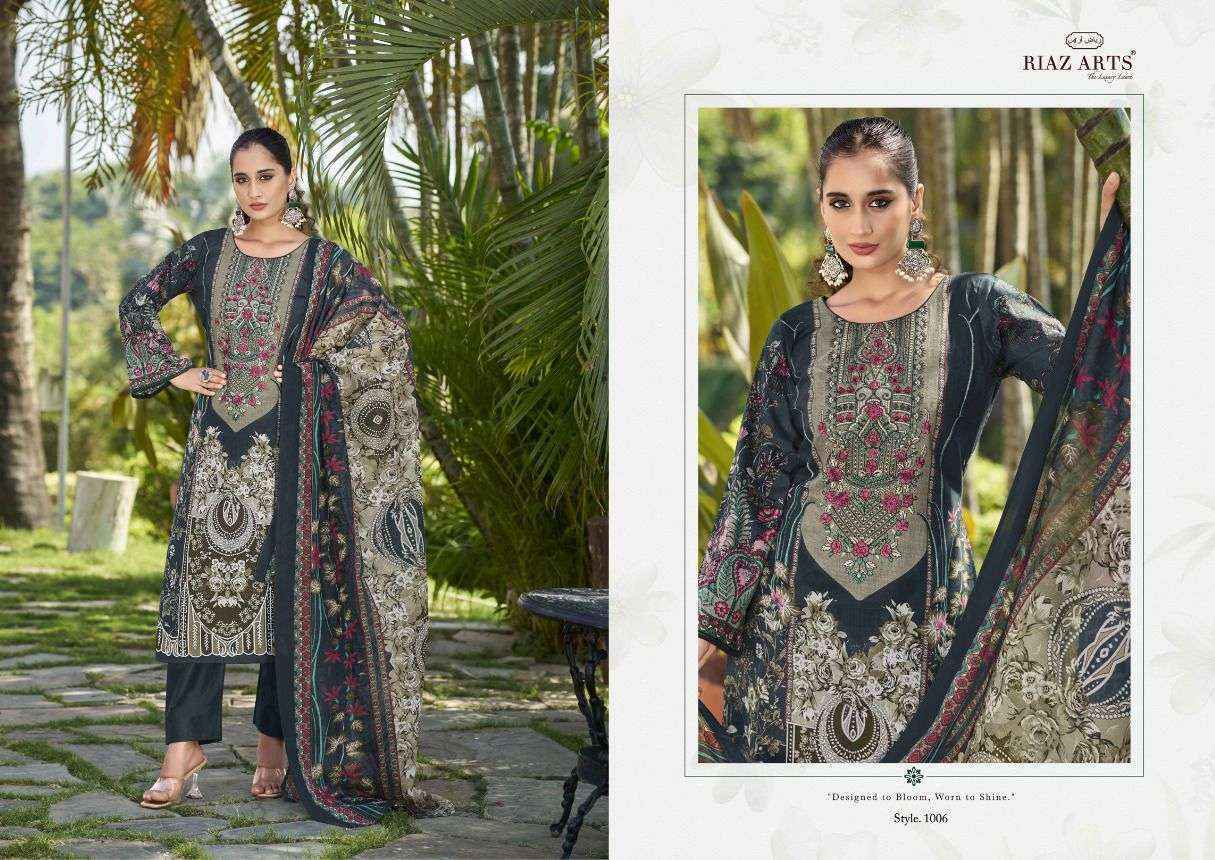 Riaz Arts Musafir Vol-24 Lawn Cotton Dress Material (6 pcs Catalogue)