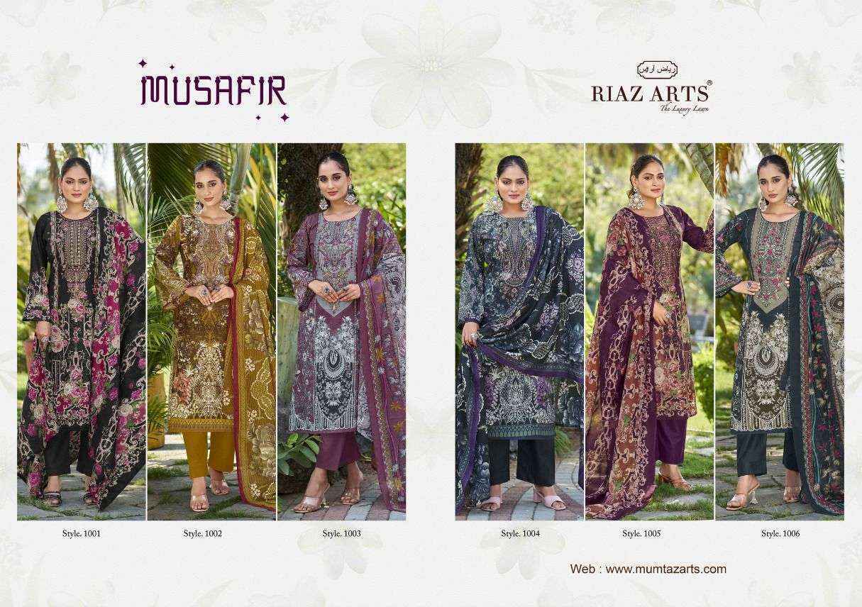 Riaz Arts Musafir Vol-24 Lawn Cotton Dress Material (6 pcs Catalogue)