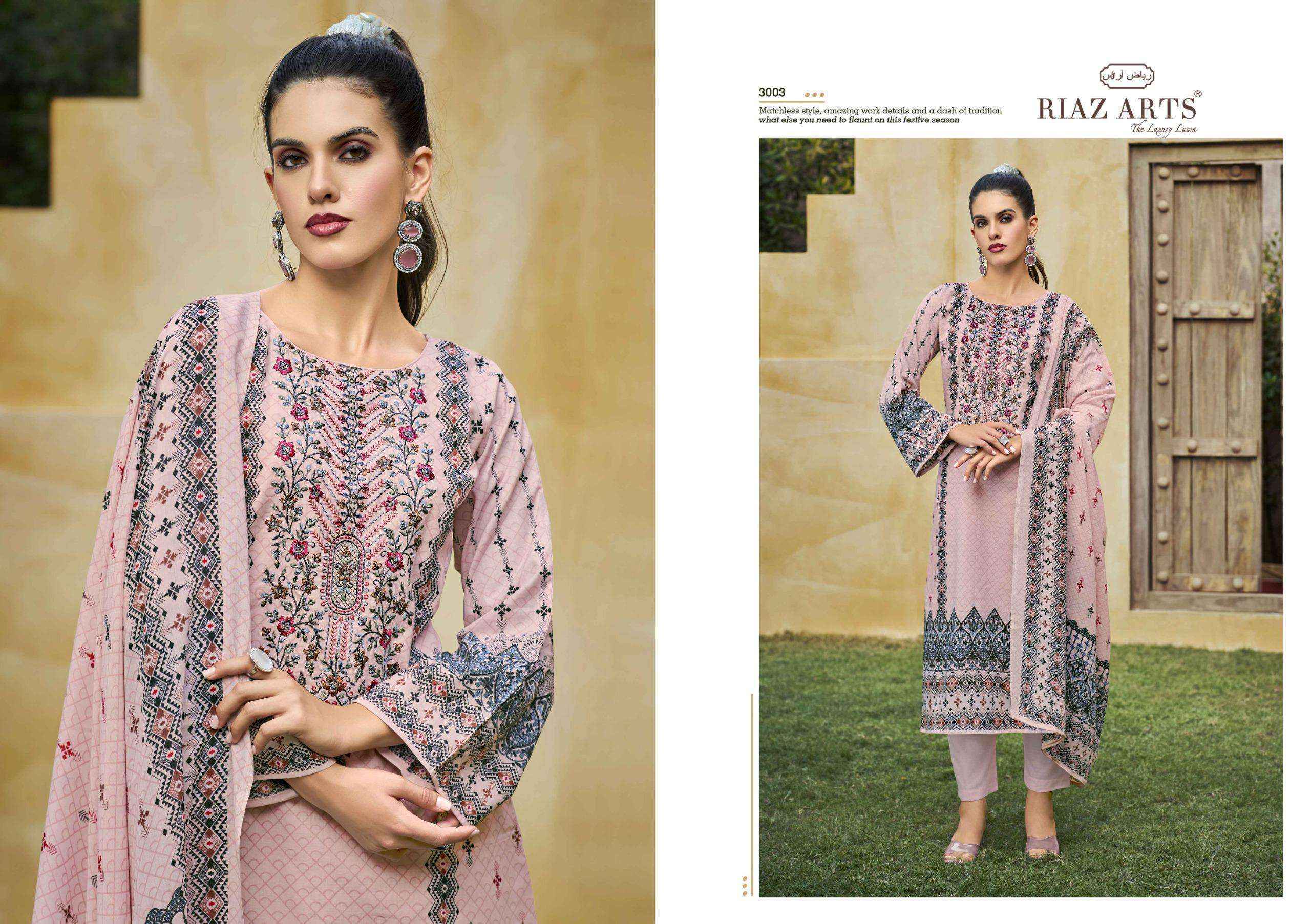Riaz Arts Musafir Vol-25 Lawn Cotton Dress Material (6 pcs Catalogue)