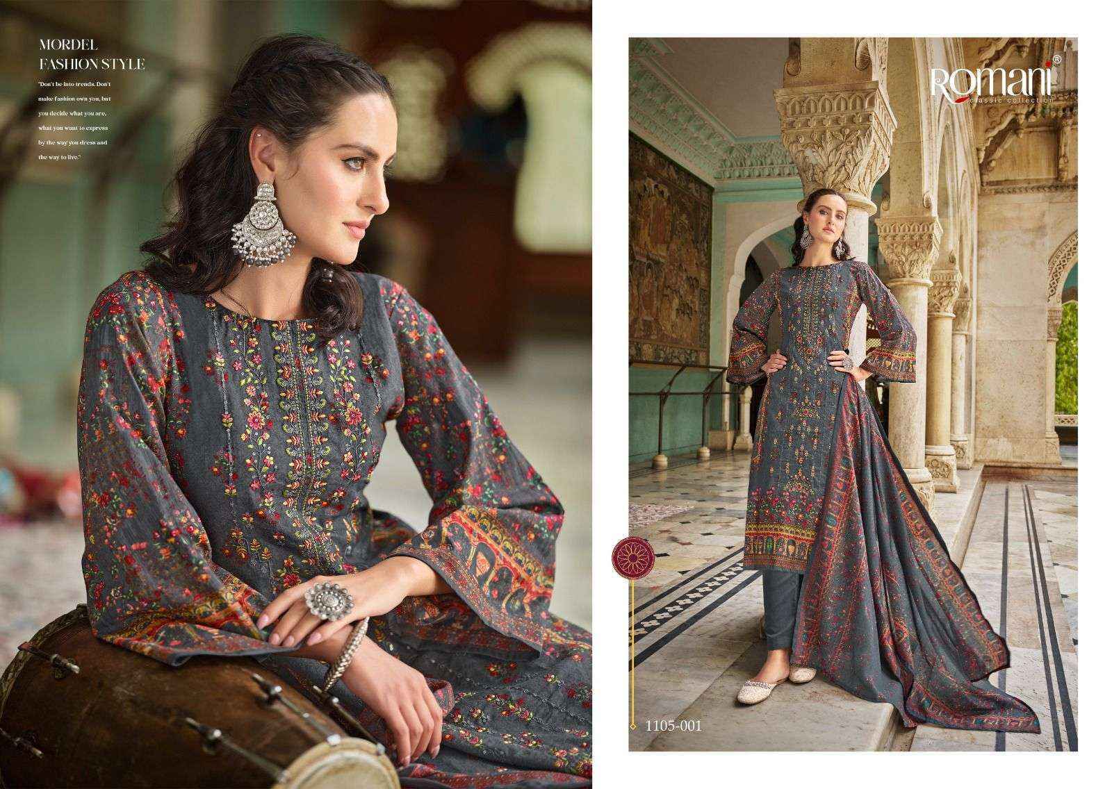 Romani Bin Kareem Cotton Dress Material (8 pcs Catalogue)