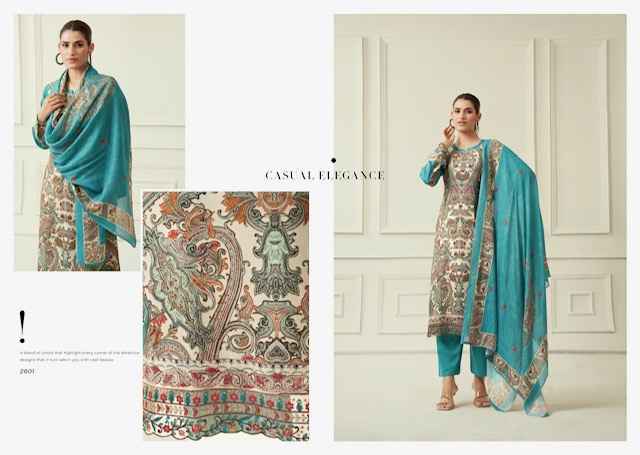 Rupali Fashion Eden Garden Viscouse Musline Dress Material 4 pcs Catalogue