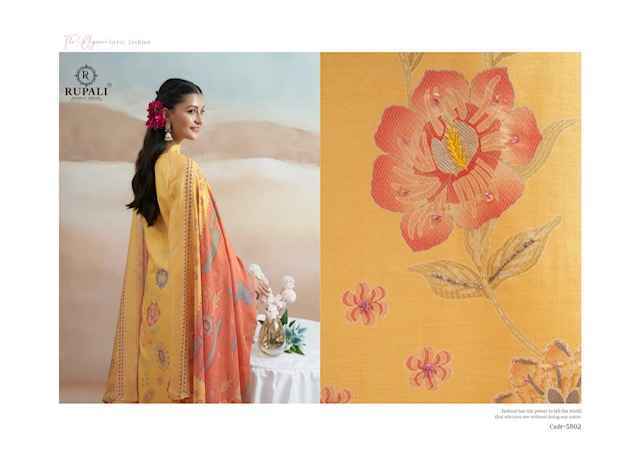 Rupali Fashion Nazarana Viscouse Dress Material (4 pcs Catalogue)