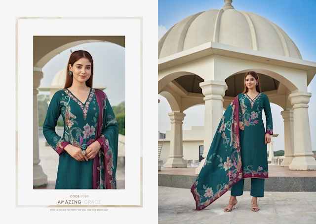 Rupali Fashion Raahi Vol-3 Musline Dress Material (5 pcs Catalogue)