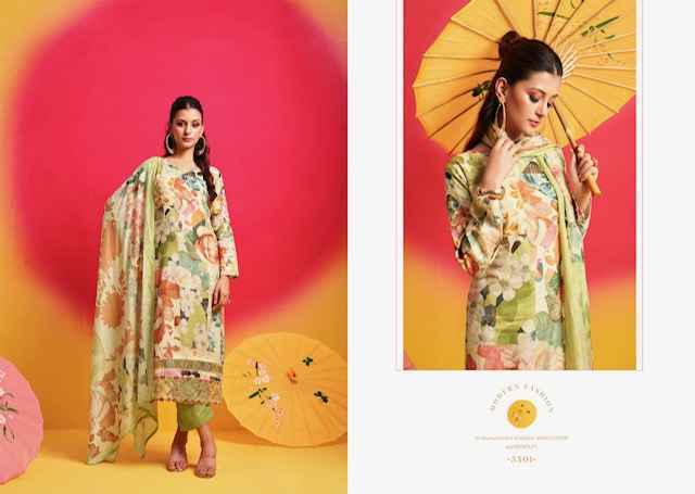 Rupali Fashion Satrangi Jam Satin Dress Material (6 pcs Catalogue)