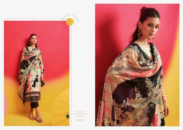 Rupali Fashion Satrangi Jam Satin Dress Material (6 pcs Catalogue)