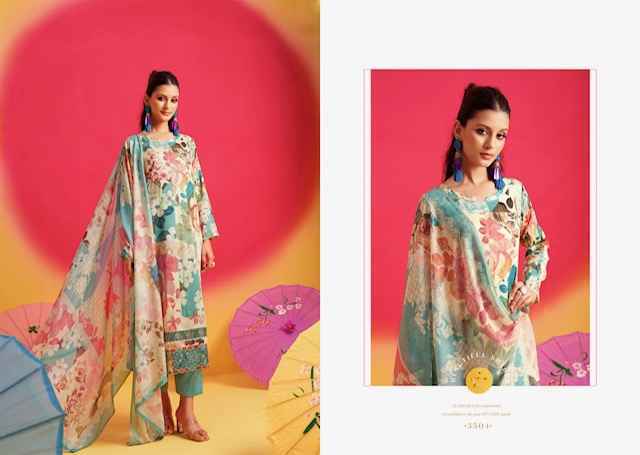 Rupali Fashion Satrangi Jam Satin Dress Material (6 pcs Catalogue)