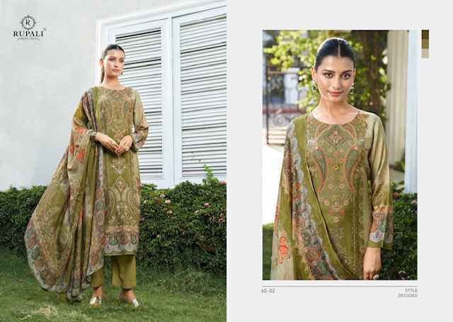 Rupali Fashion Shalika Viscouse Dress Material (4 pcs Catalogue)
