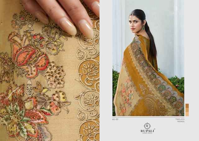 Rupali Fashion Shalika Viscouse Dress Material (4 pcs Catalogue)
