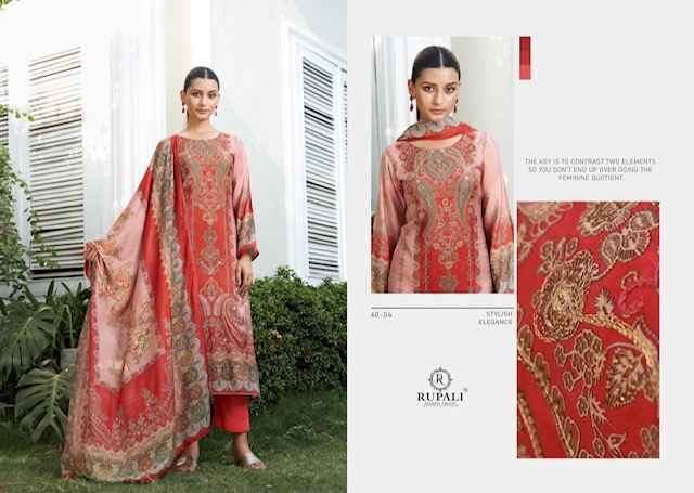 Rupali Fashion Shalika Viscouse Dress Material (4 pcs Catalogue)
