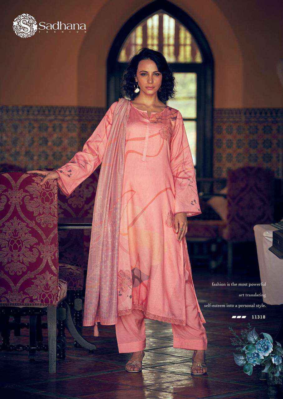 Sadhana Fashion Cielle Jam Cotton Dress Material 8 pcs Catalogue