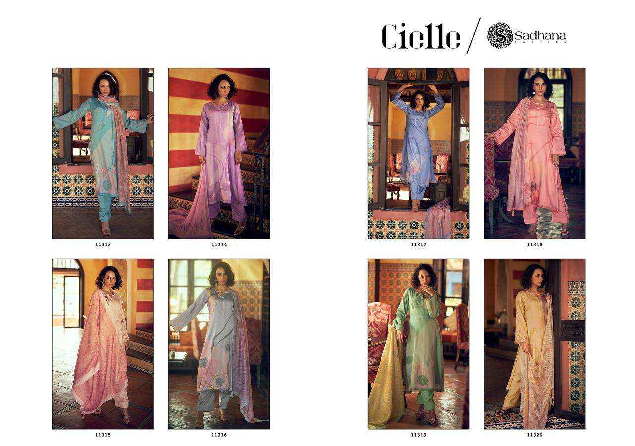 Sadhana Fashion Cielle Jam Cotton Dress Material 8 pcs Catalogue
