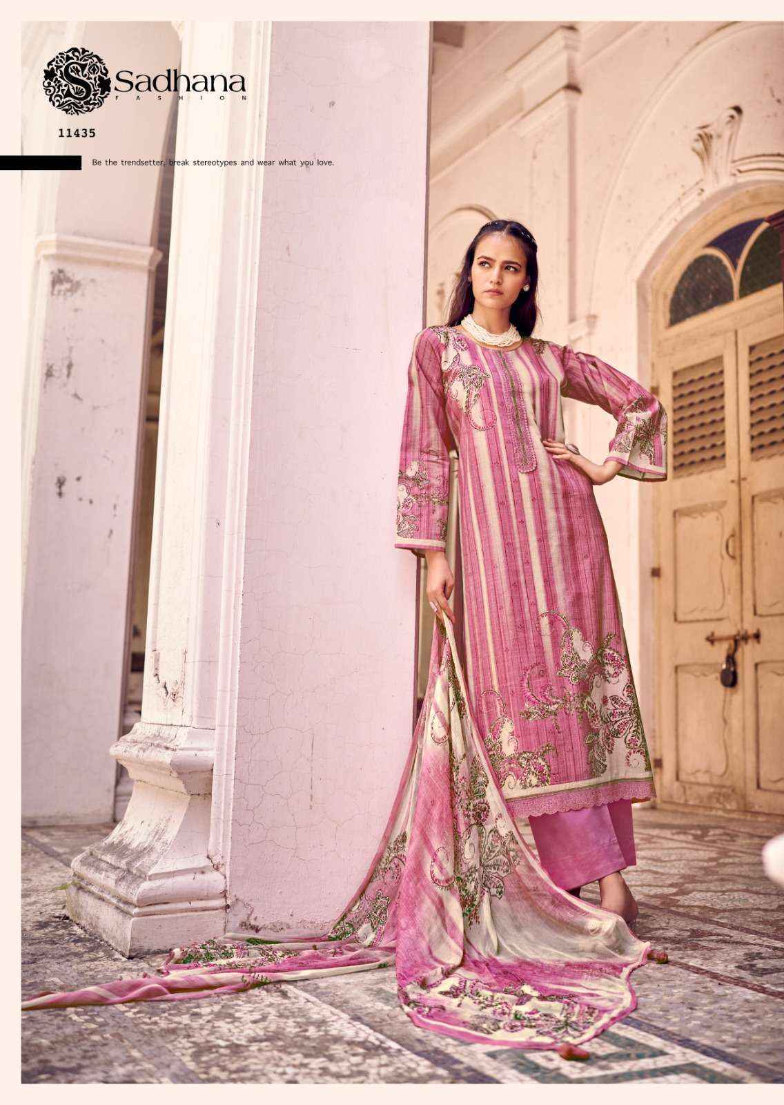 Sadhana Fashion Rohi Lawn Cotton Dress Material 6 pcs Catalogue