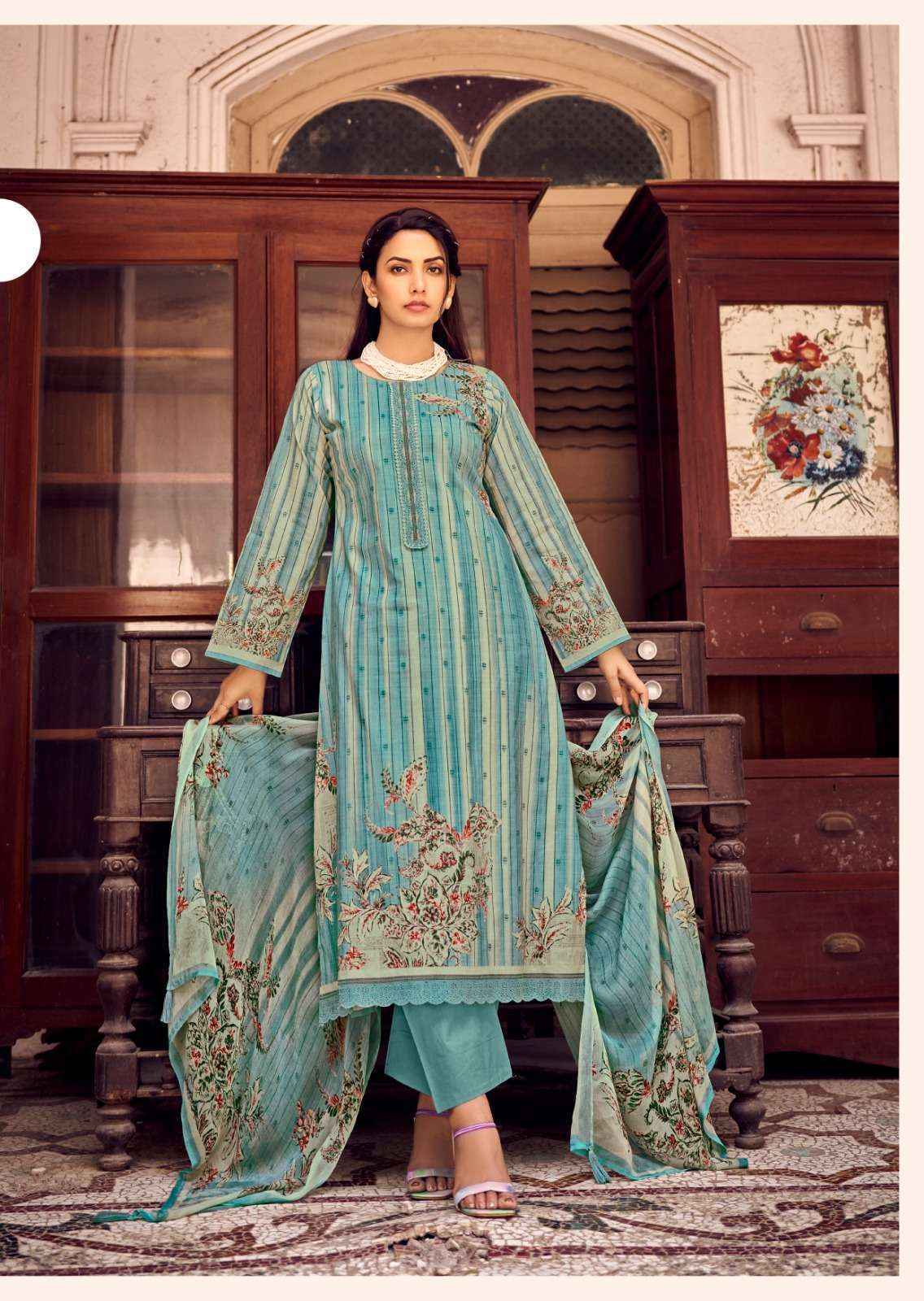 Sadhana Fashion Rohi Lawn Cotton Dress Material 6 pcs Catalogue