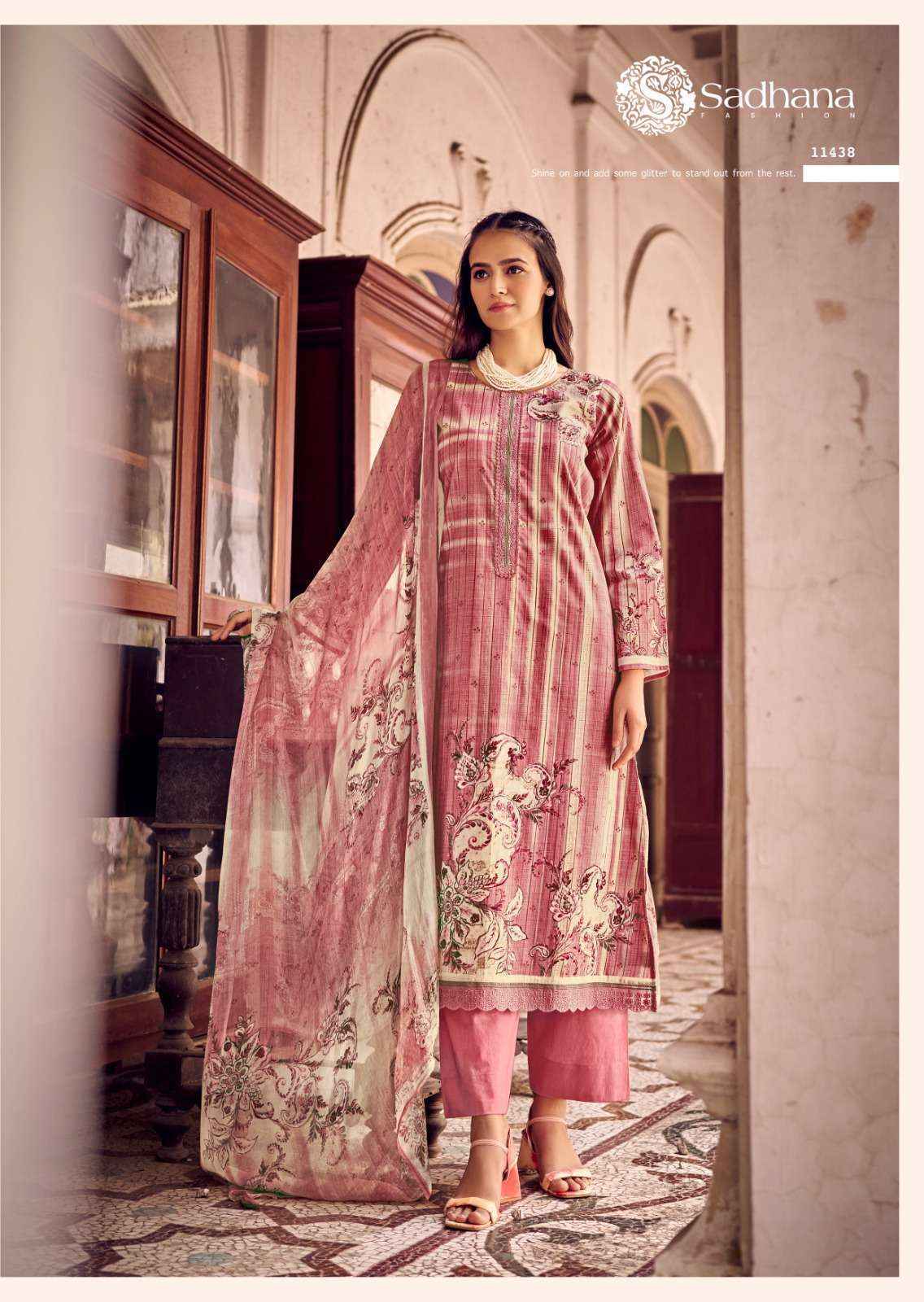 Sadhana Fashion Rohi Lawn Cotton Dress Material 6 pcs Catalogue