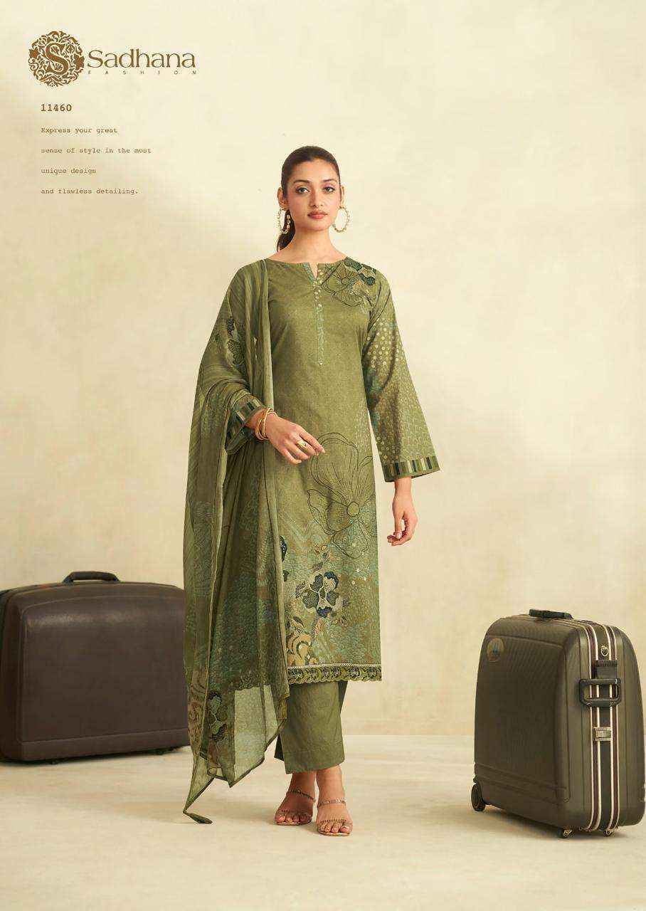 Sadhna Fashion Zinat Cotton Dress Material 6 pcs Catalogue