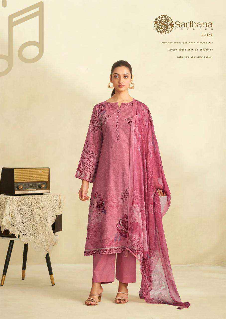 Sadhna Fashion Zinat Cotton Dress Material 6 pcs Catalogue