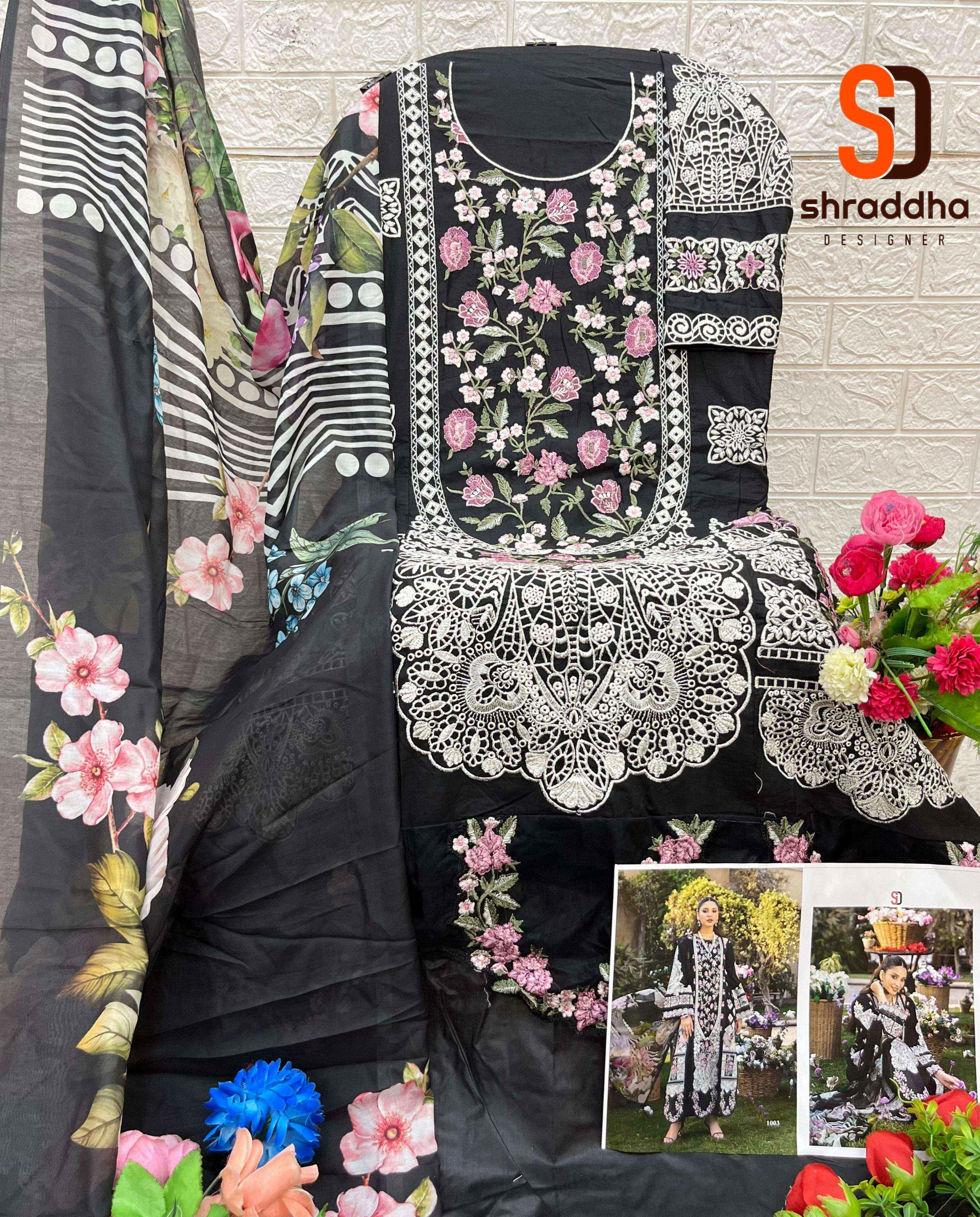 Shraddha Designer Elaf Vol-1 Cotton Dress Material (4 pcs Catalogue)