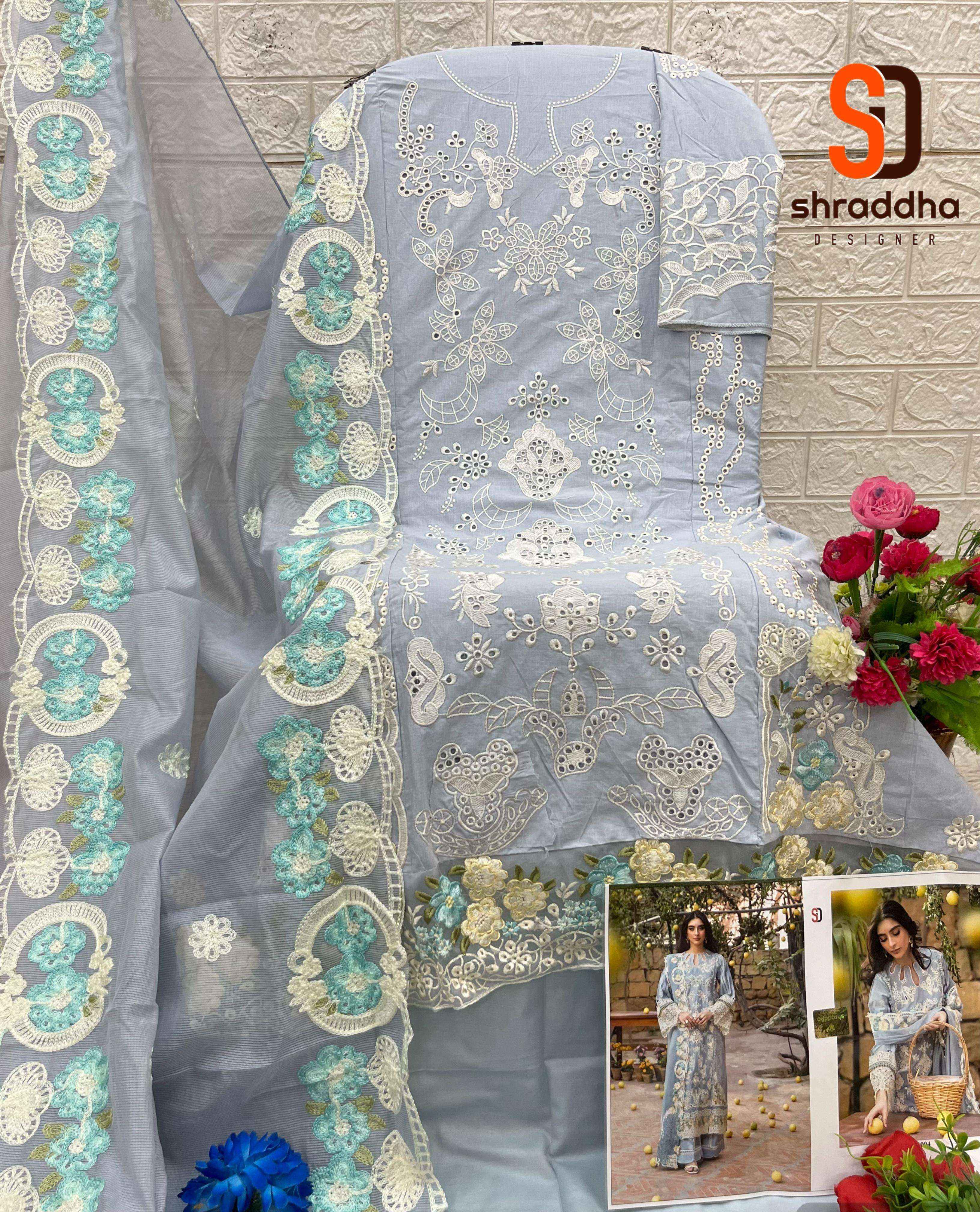 Shraddha Designer Elaf Vol-1 Cotton Dress Material (4 pcs Catalogue)