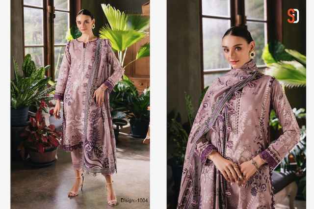 Shraddha Designer Jade Urbane Vol-1 Lawn Cotton Dress Material (4 pcs Catalogue)