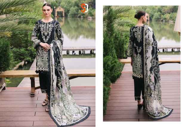 Shraddha Designer Jade Urbane Vol-1 Lawn Cotton Dress Material (4 pcs Catalogue)
