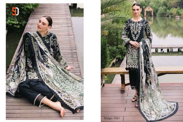 Shraddha Designer Jade Urbane Vol-1 Lawn Cotton Dress Material (4 pcs Catalogue)
