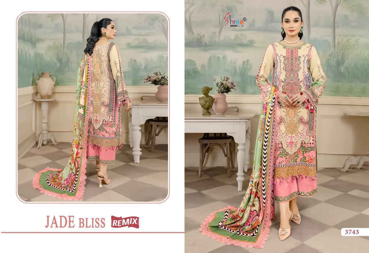 Shree Fabs Jade Bliss Remix Cotton Dress Material 6 pcs Catalogue