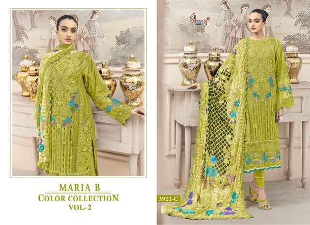 Shree Fabs Maria B Colour Collection Vol-2 Cotton Dress Material (4 pcs Catalogue)