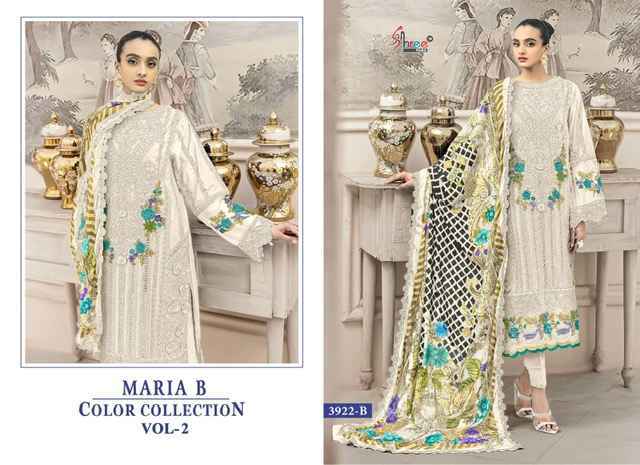 Shree Fabs Maria B Colour Collection Vol-2 Cotton Dress Material (4 pcs Catalogue)