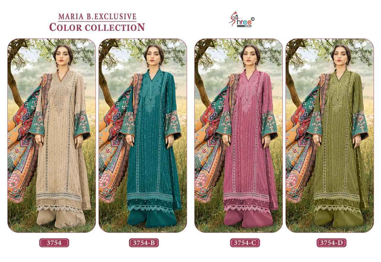 Shree Fabs Maria B Exclusive Colour Collection Rayon Dress Material (4 pcs Catalogue)