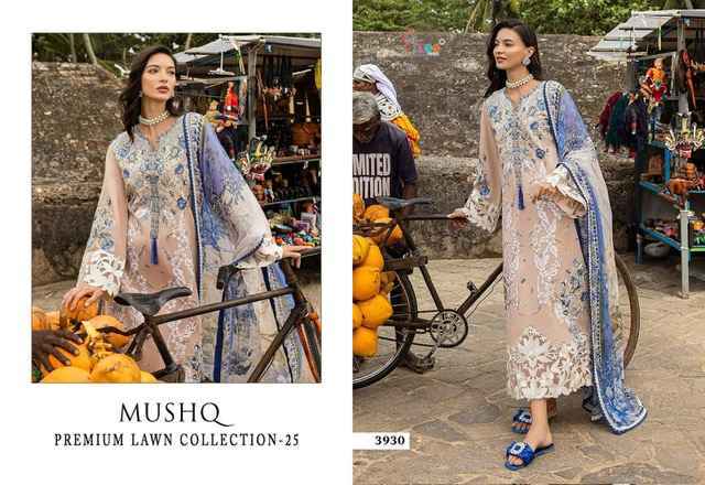 Shree Fabs Mushq 25 Lawn Cotton Dress Material (5 pcs Catalogue)