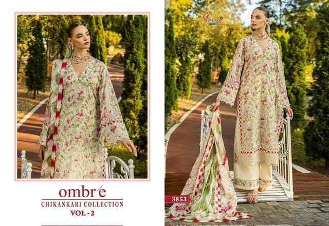 Shree Fabs Ombre Chikankari Collection Vol-2 Cotton Dress Material (8 pcs Catalogue)