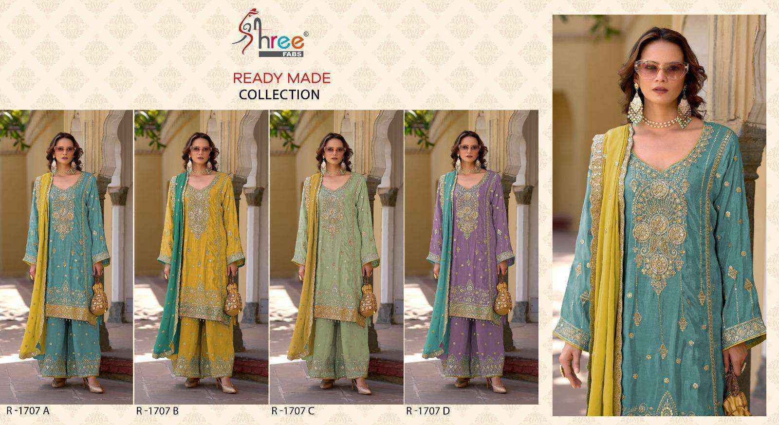 Shree Fabs R 1707 Readymade Viscose Dress 4 pcs Catalogue