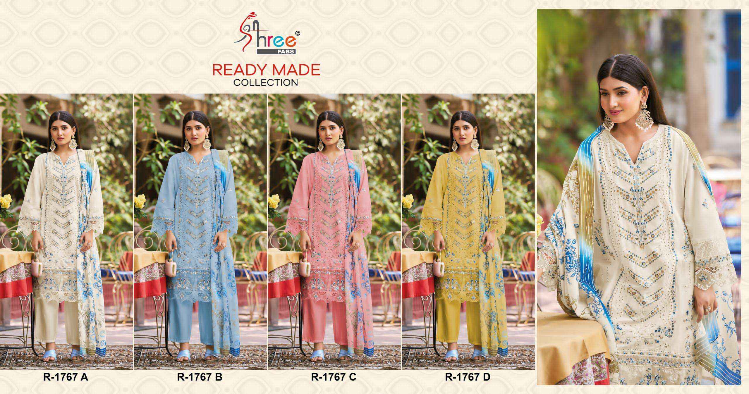 Shree Fabs R-1767 Readymade Cotton Dress (4 pcs Catalogue)