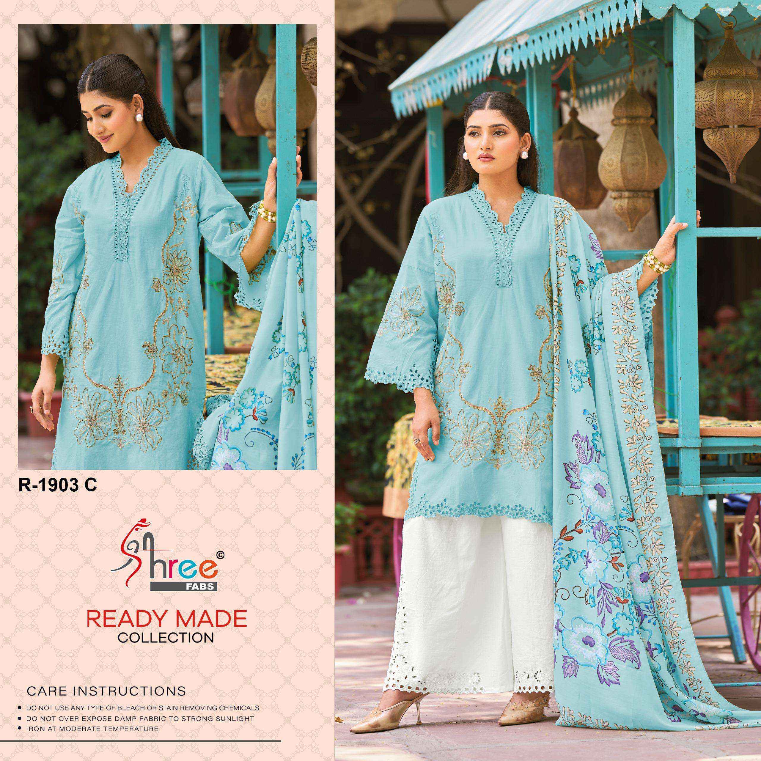 Shree Fabs R-1903 Readymade Cotton Dress (4 pcs Catalogue)