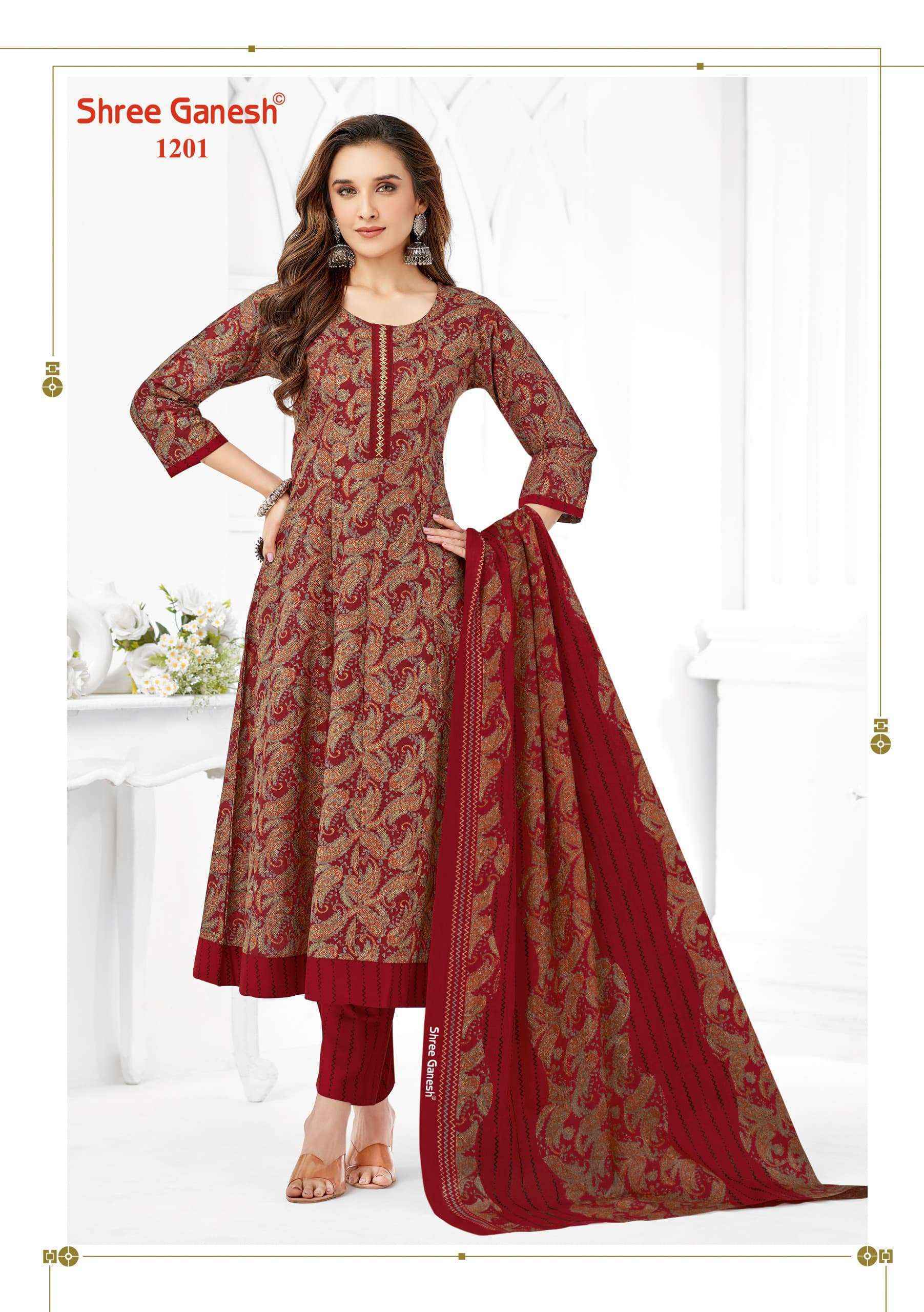Shree Ganesh Zeenat Vol-2 Cotton Readymade Suit (9 pcs Catalogue)