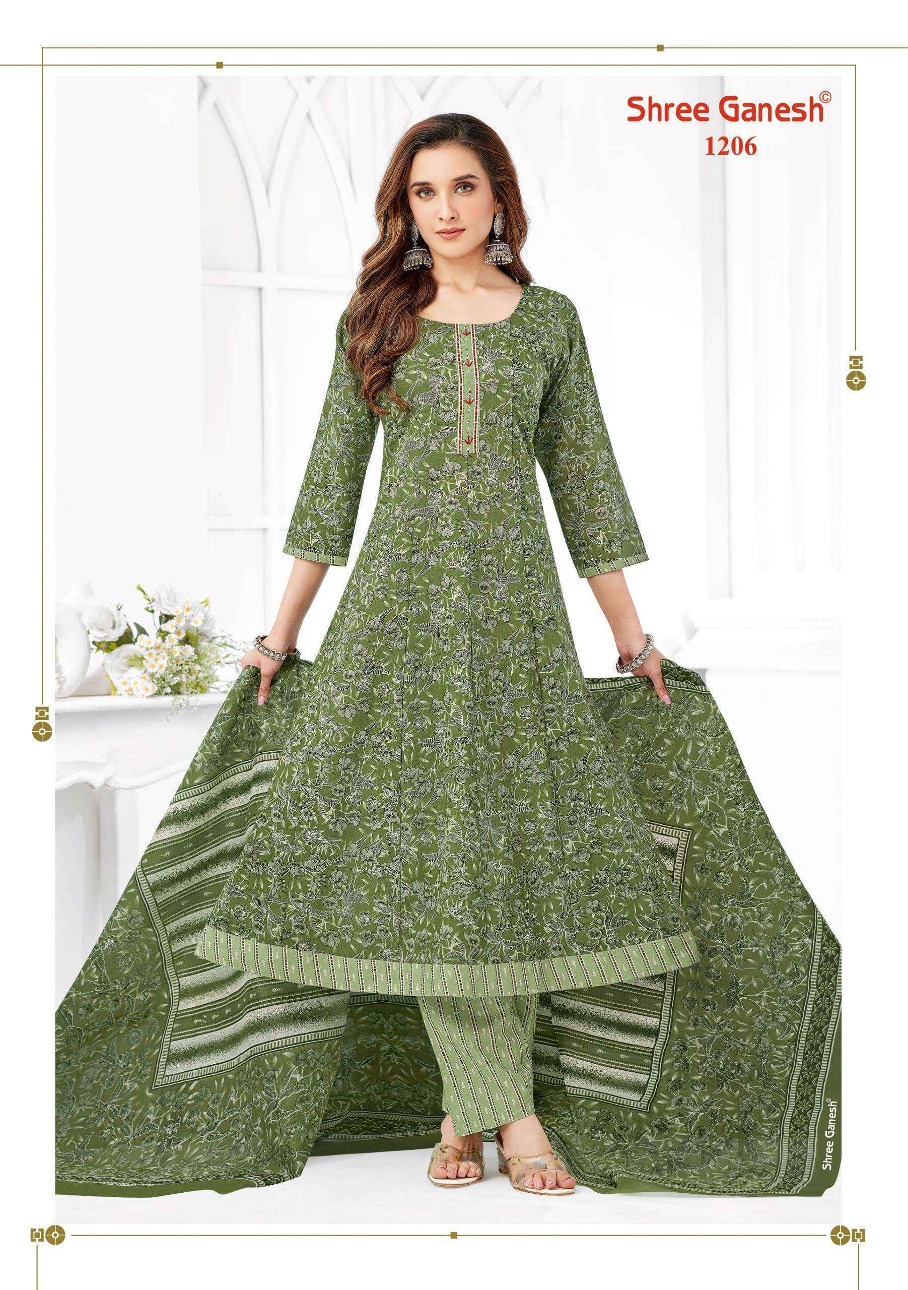 Shree Ganesh Zeenat Vol-2 Cotton Readymade Suit (9 pcs Catalogue)