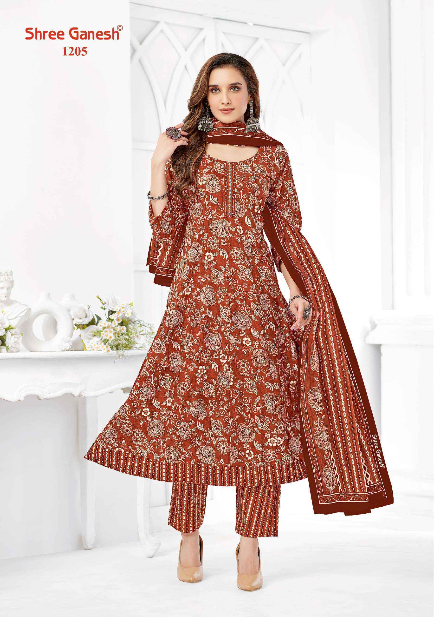 Shree Ganesh Zeenat Vol-2 Cotton Readymade Suit (9 pcs Catalogue)
