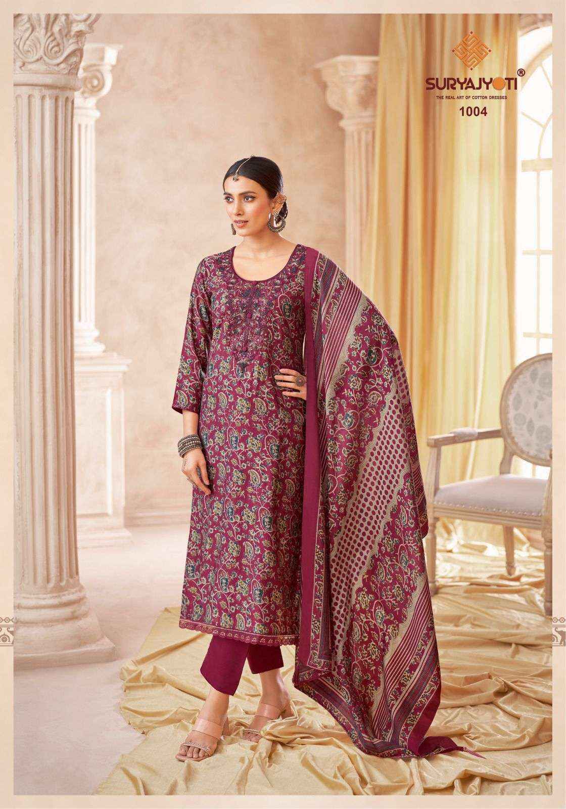 Suryajyoti Kesha Vol-1 Modal Dress Material (6 Pcs Catalouge)