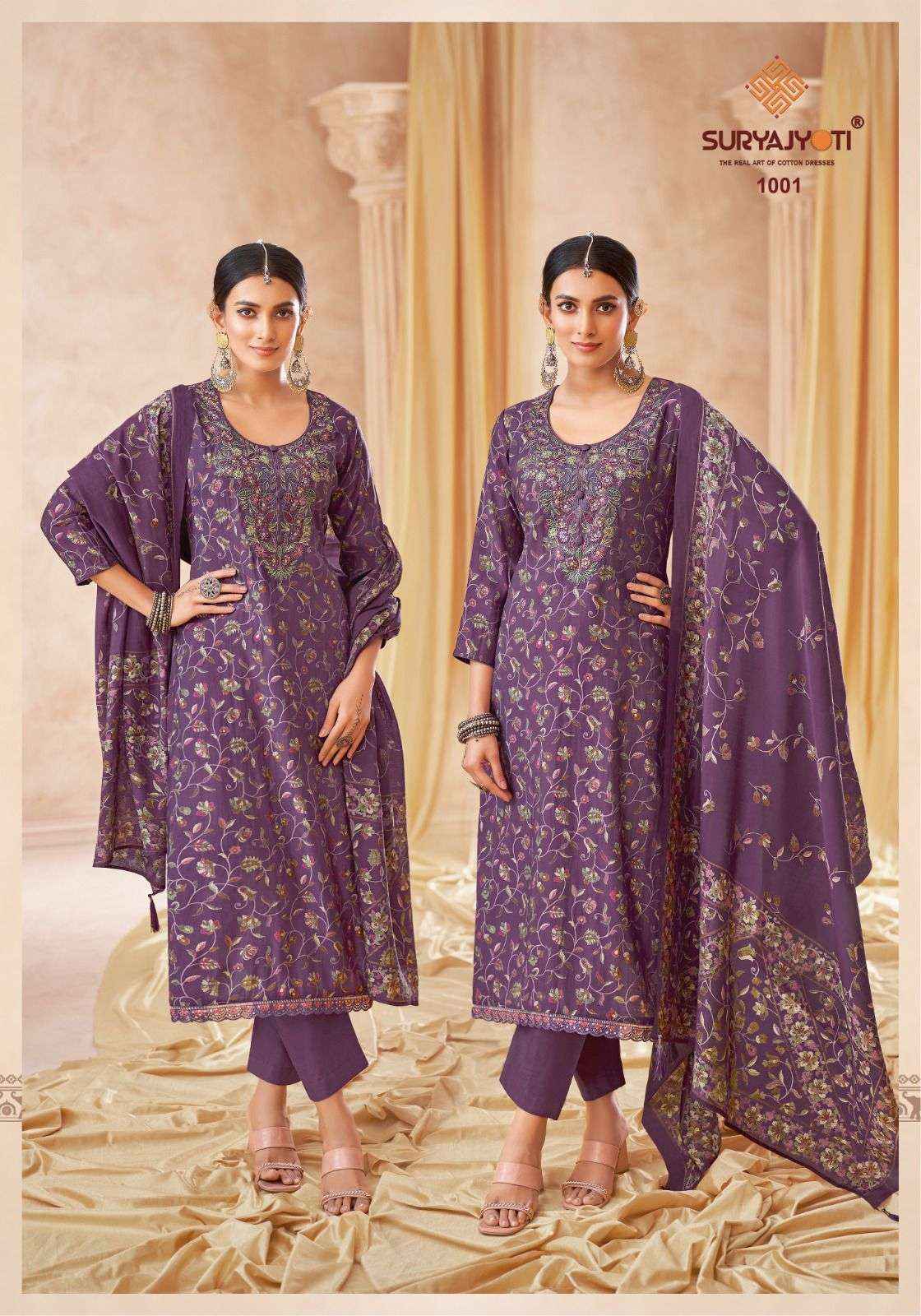 Suryajyoti Kesha Vol-1 Modal Dress Material (6 Pcs Catalouge)