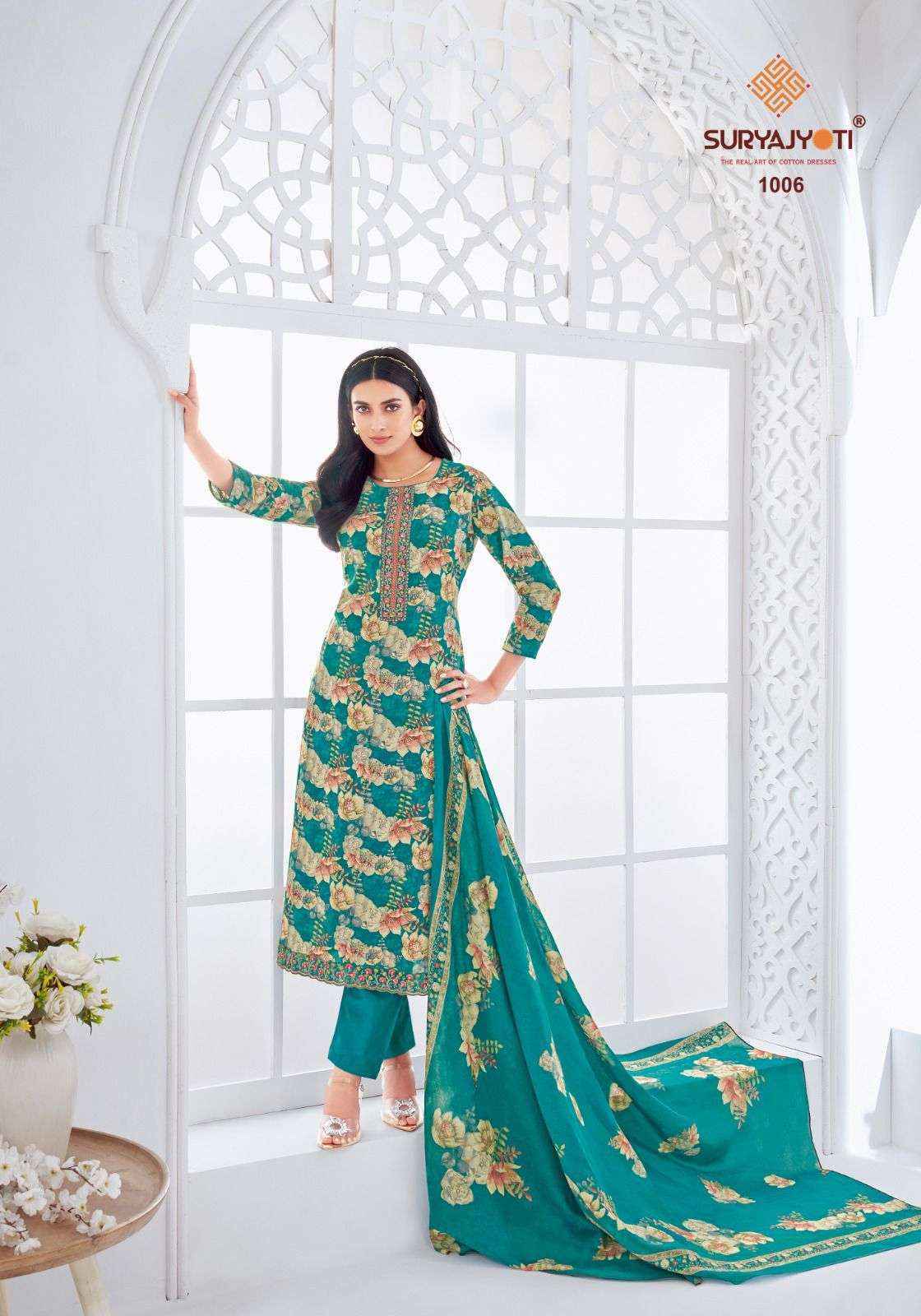 Suryajyoti Khushboo Vol-1 Lawn Cotton Dress Material (8 Pc Catalouge)