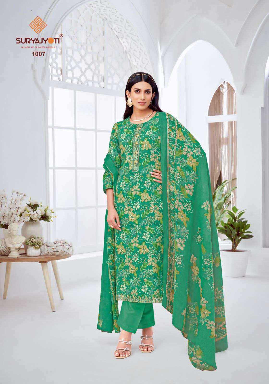 Suryajyoti Khushboo Vol-1 Lawn Cotton Dress Material (8 Pc Catalouge)