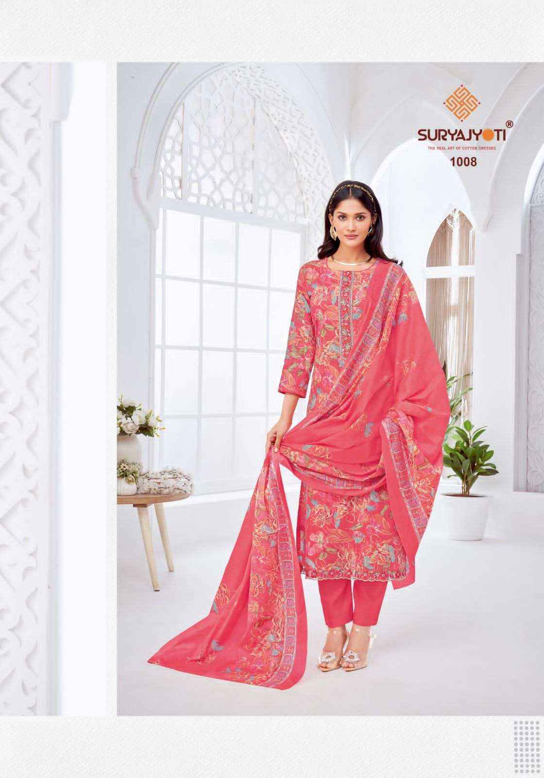 Suryajyoti Khushboo Vol-1 Lawn Cotton Dress Material (8 Pc Catalouge)